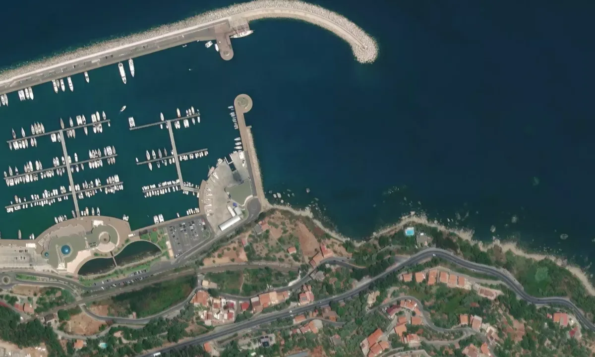 Flyfoto av Capo d'Orlando Marina anchorage