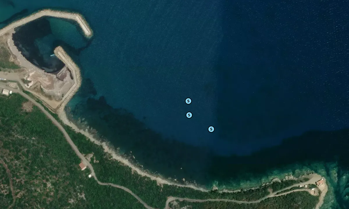 Satelite image of Capo San Lorenzo Sud