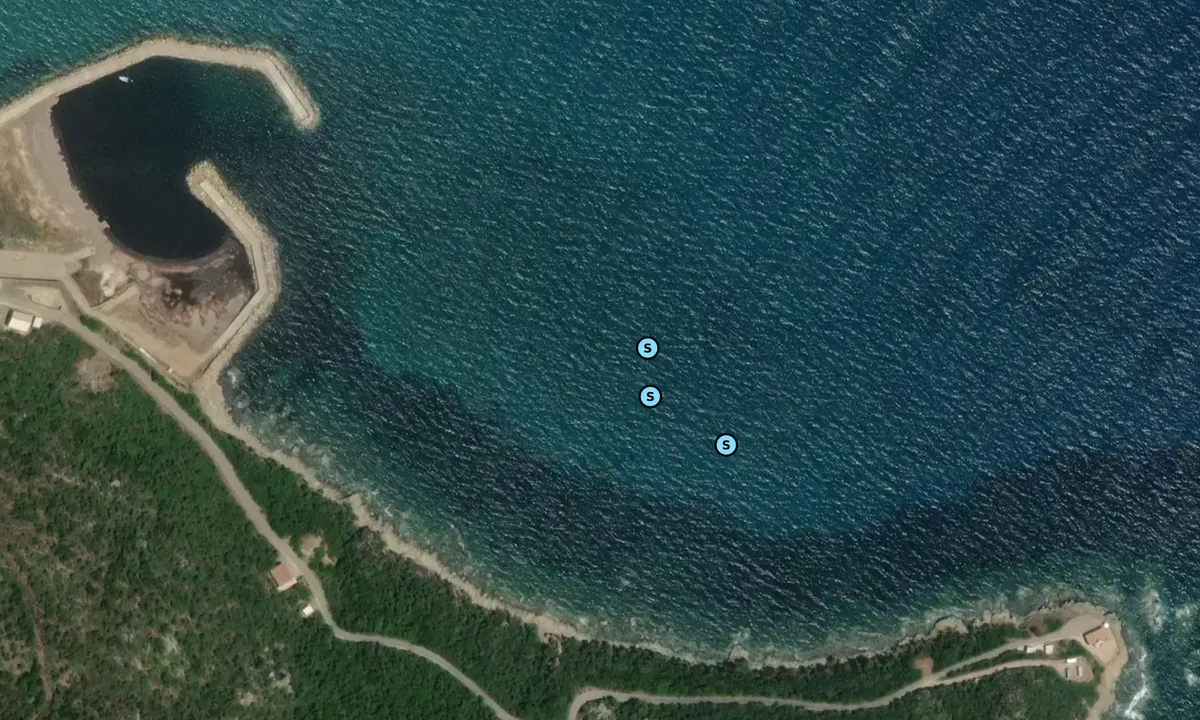 Satelite image of Capo San Lorenzo Sud