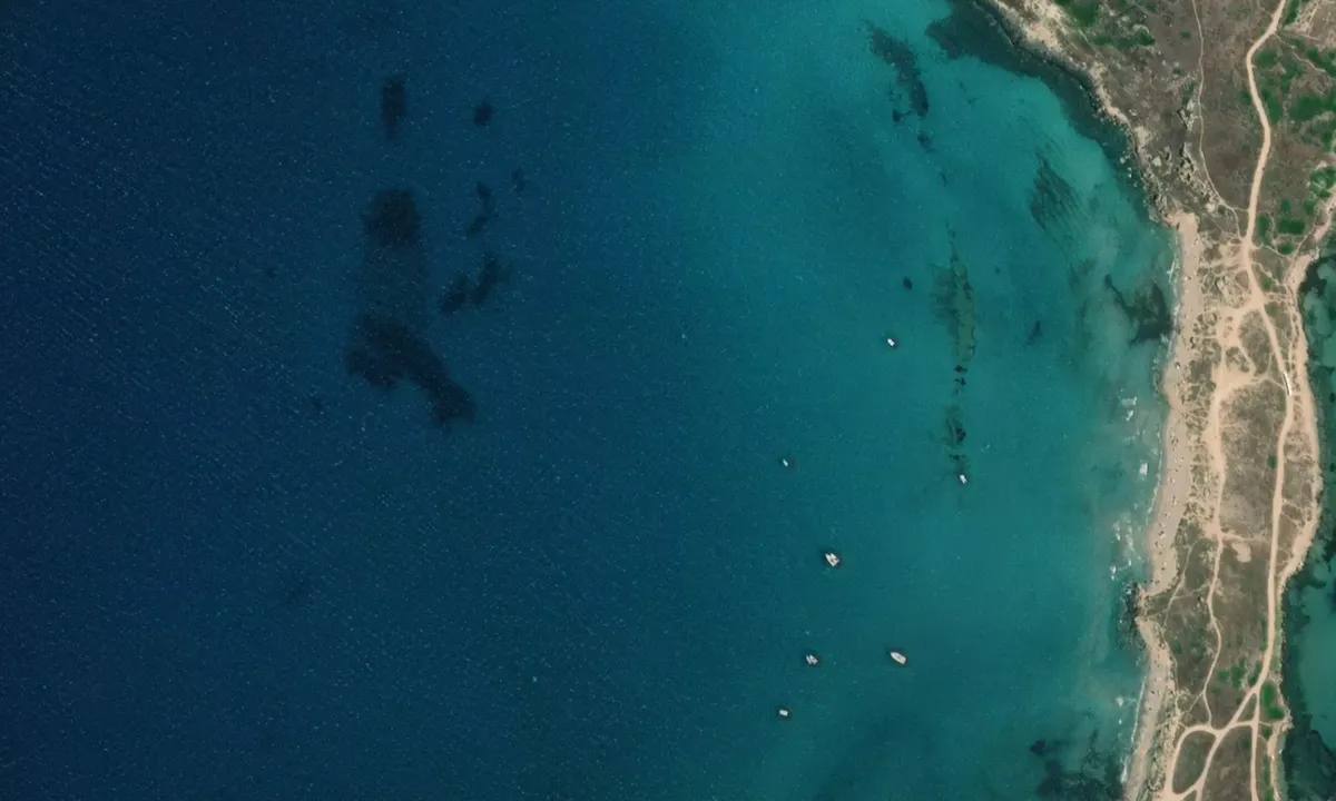 Flyfoto av Capo San Marco Ovest