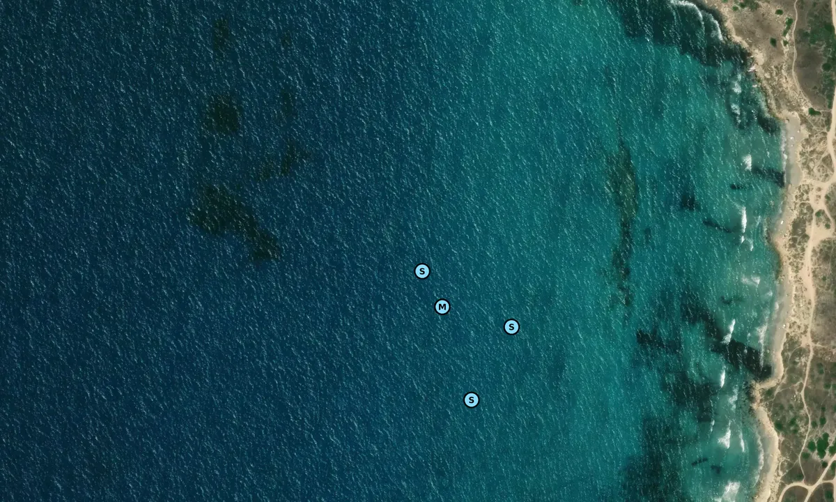 Satelite image of Capo San Marco Ovest