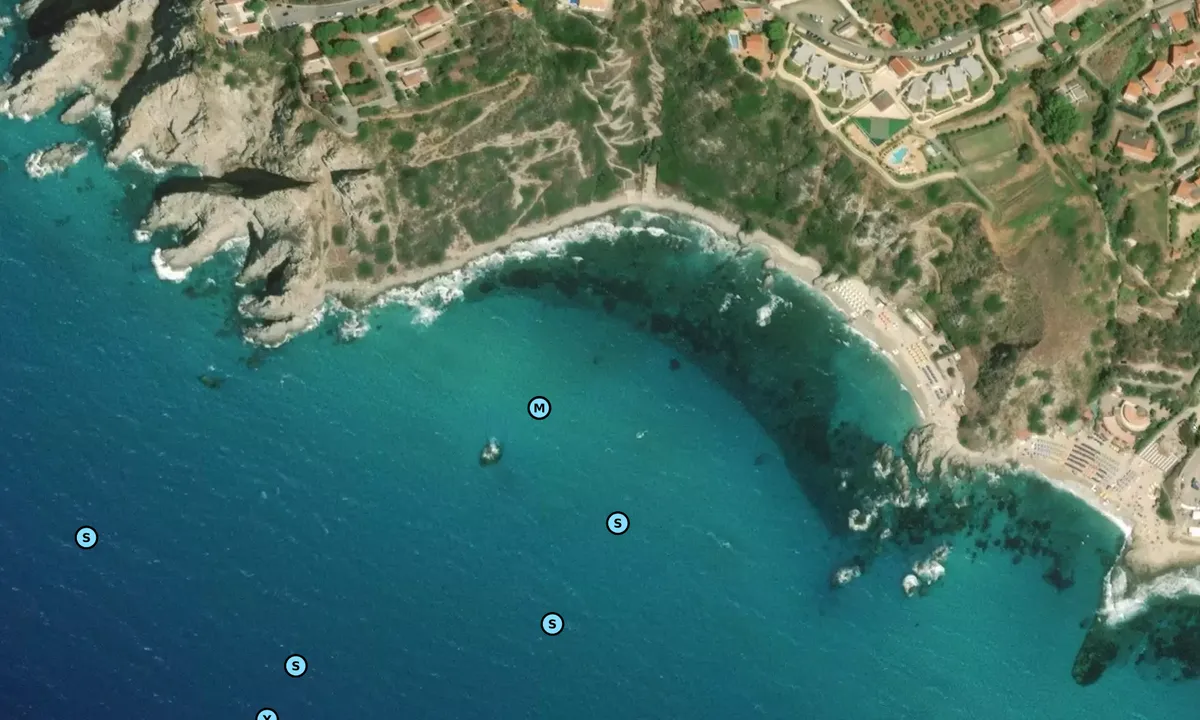 Satelite image of Capo Vaticano