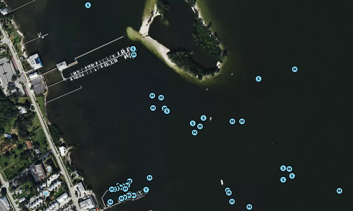 Satelite image of Captain Hiram's