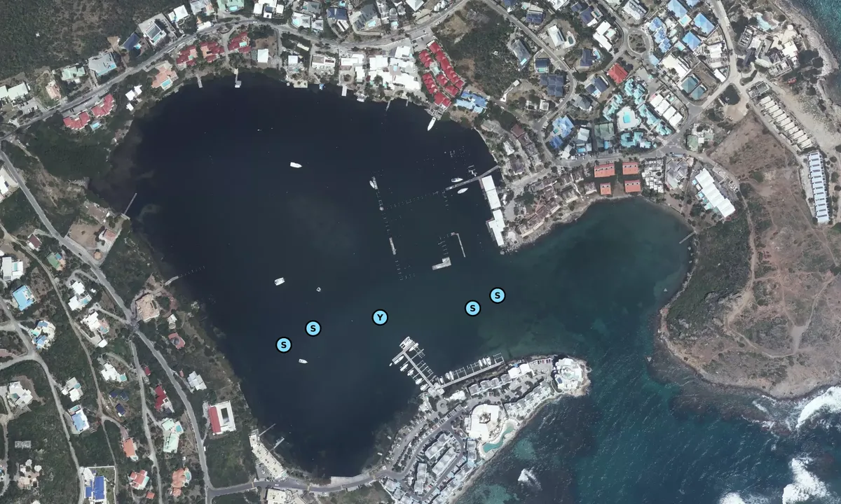 Satelite image of Captain Oliver's Marina