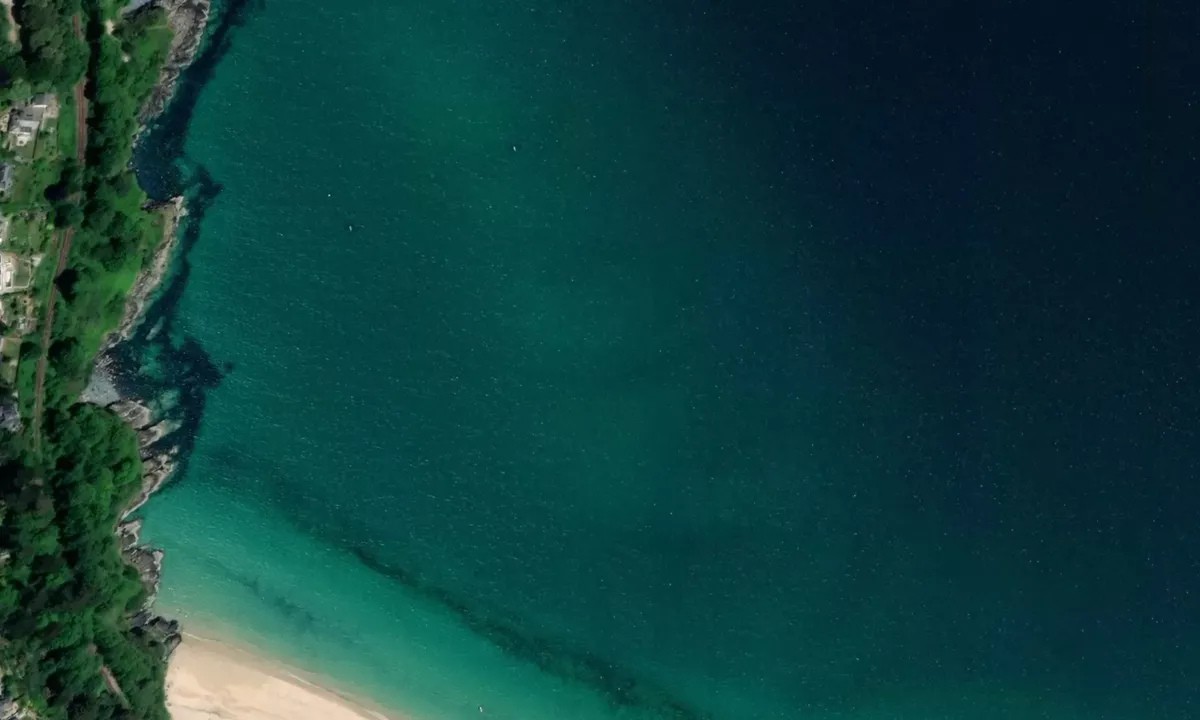 Flyfoto av Carbis Bay
