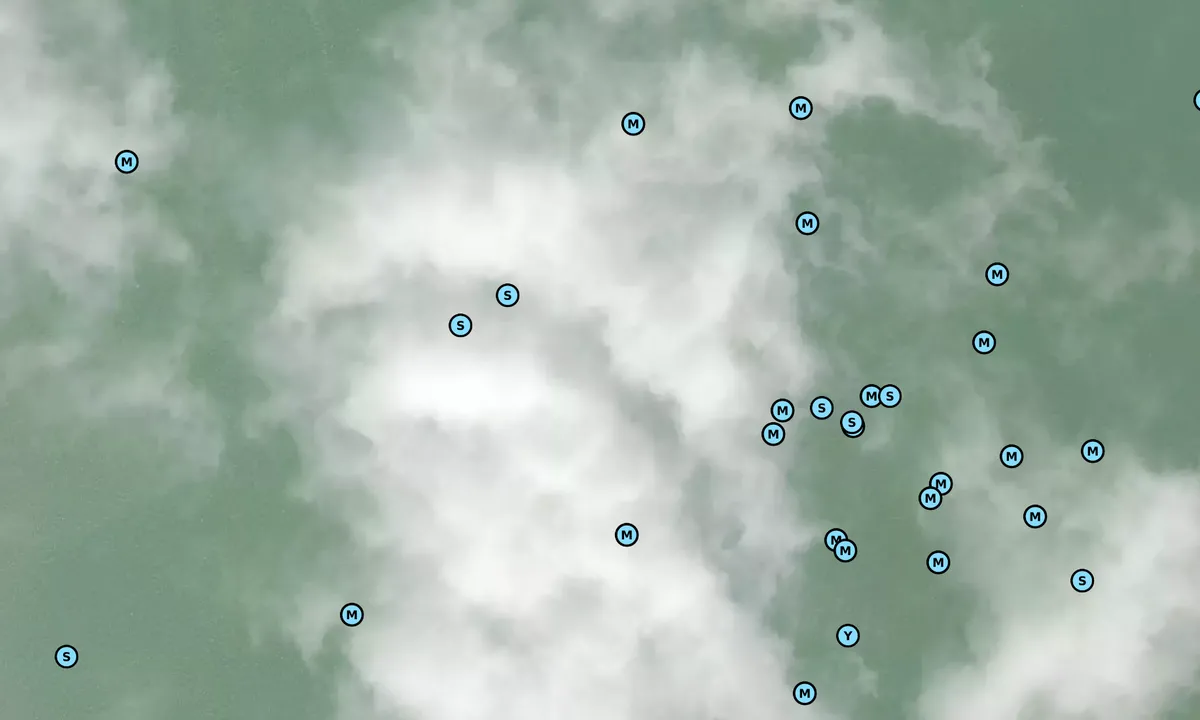 Satelite image of Caribbean Club Anchorage