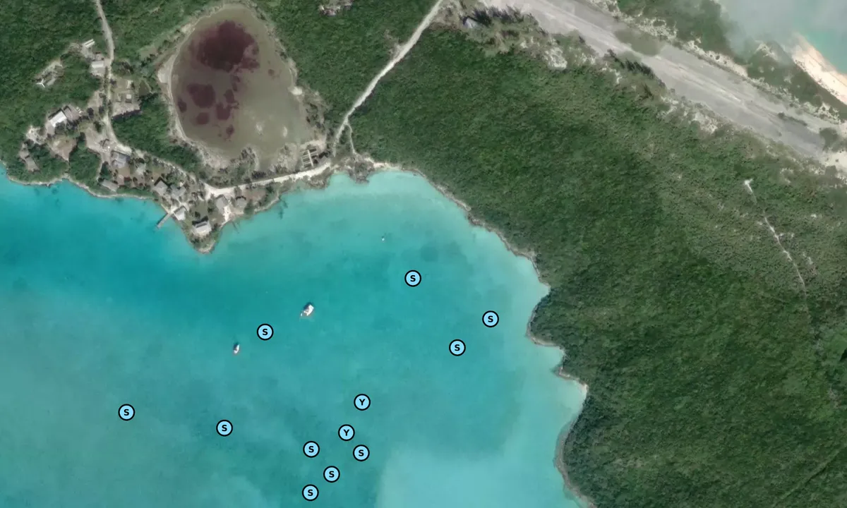 Satelite image of Caribbean Marine Research Center