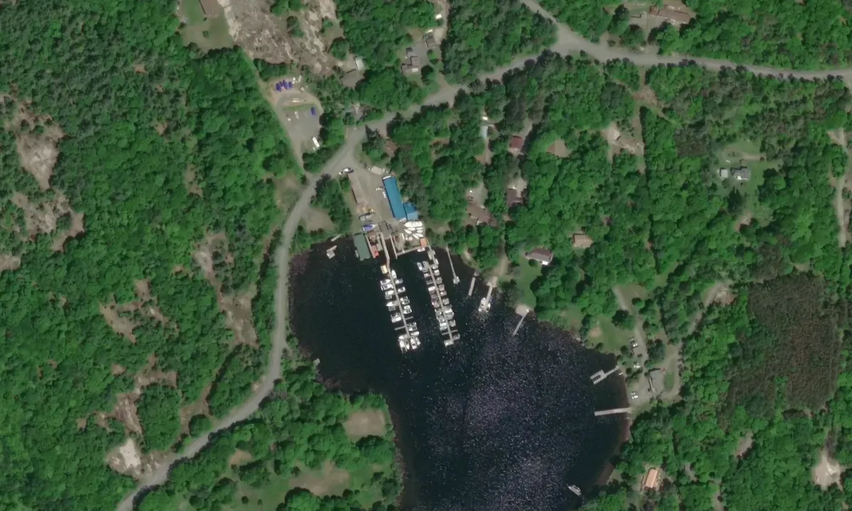 Satelite image of Carling Bay Marina