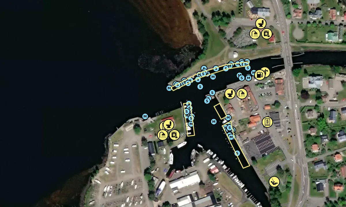 Satelite image of Carlsborgs Segelsällskap