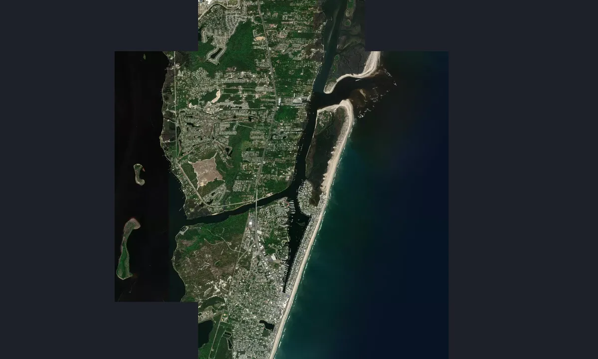 Flyfoto av Carolina Beach Yacht Club & Marina