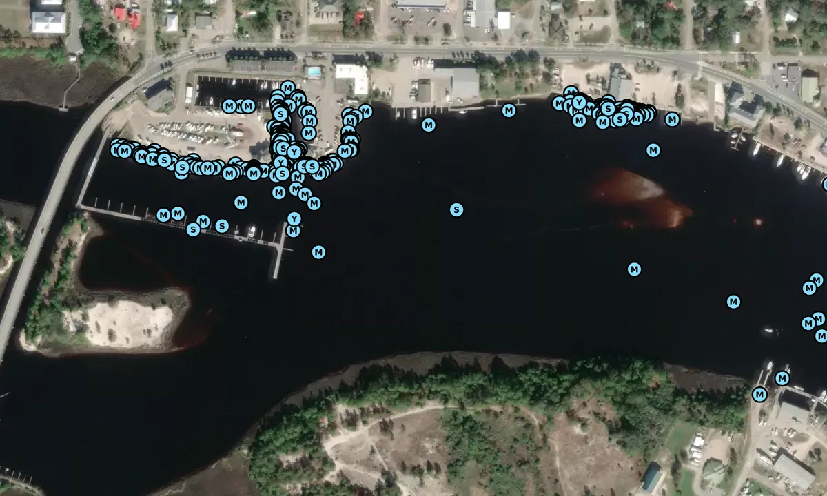 Satelite image of Carrabelle