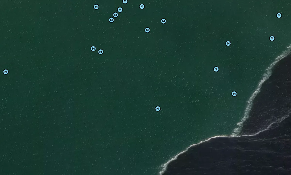 Satelite image of Carrabelle Beach