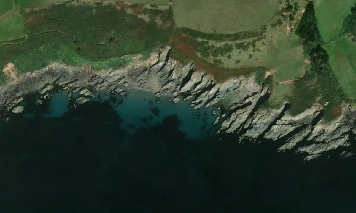 Satelite image of Carswell Cove