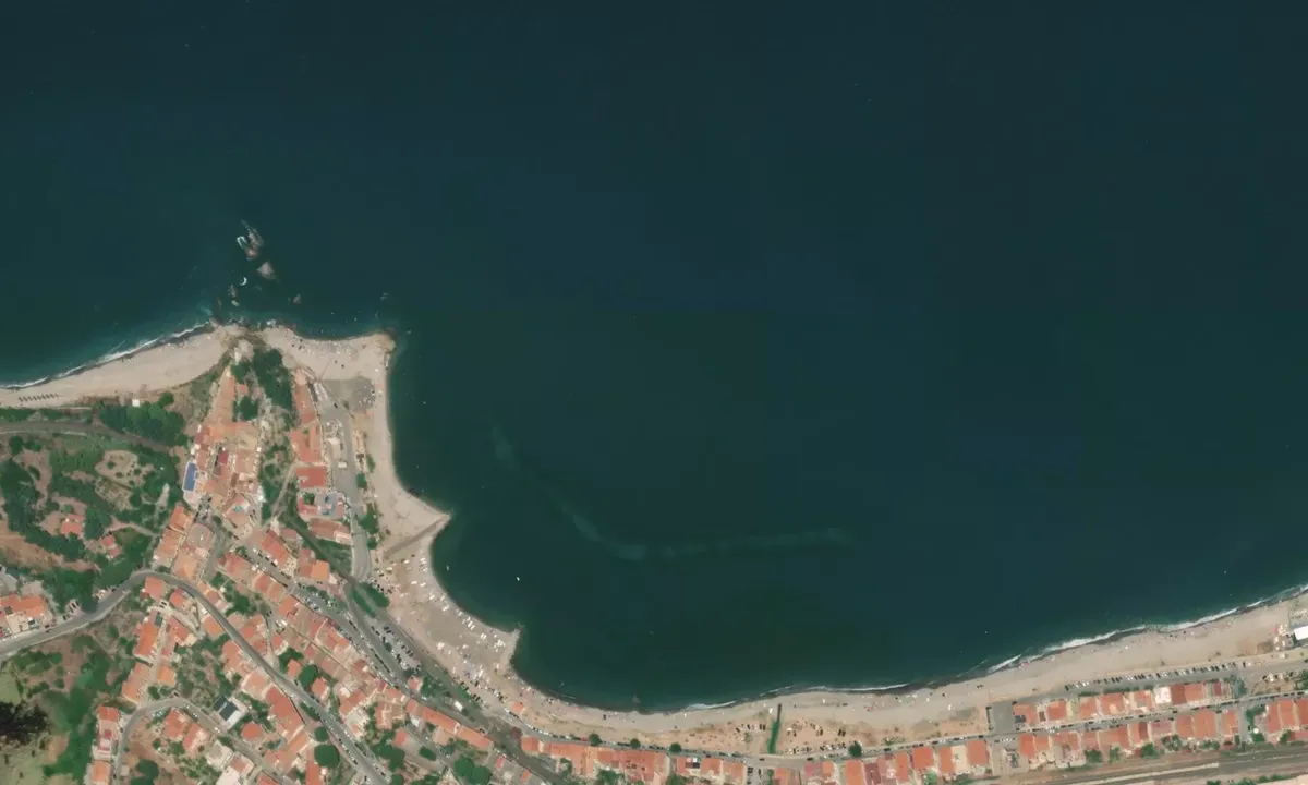 Flyfoto av Castel di Tusa