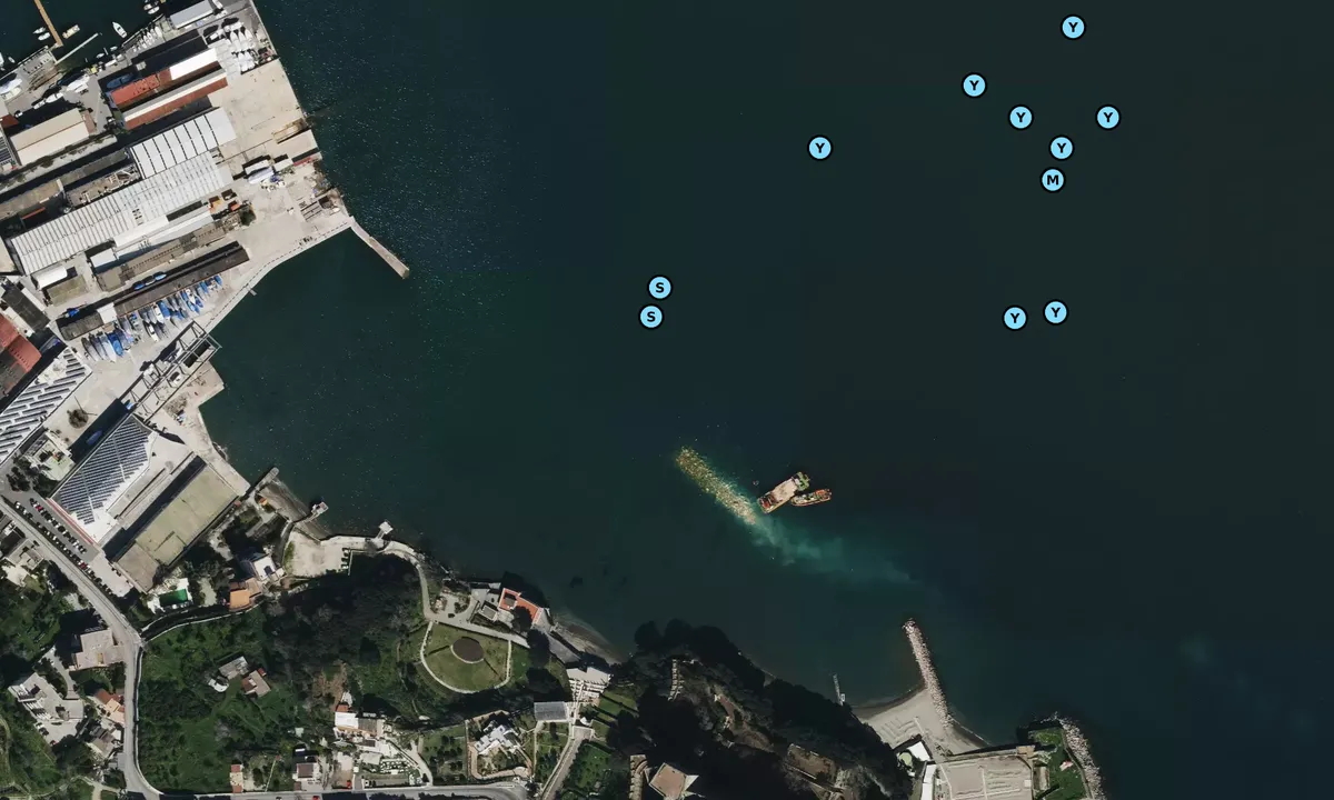 Satelite image of Castello di Baia