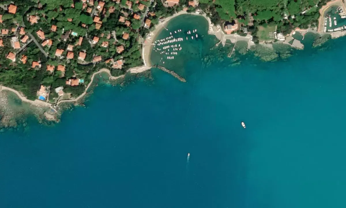 Flyfoto av Castiglioncello Anchorage