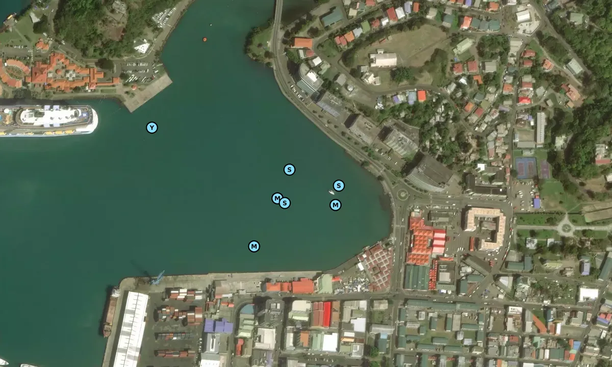 Satelite image of Castries 1