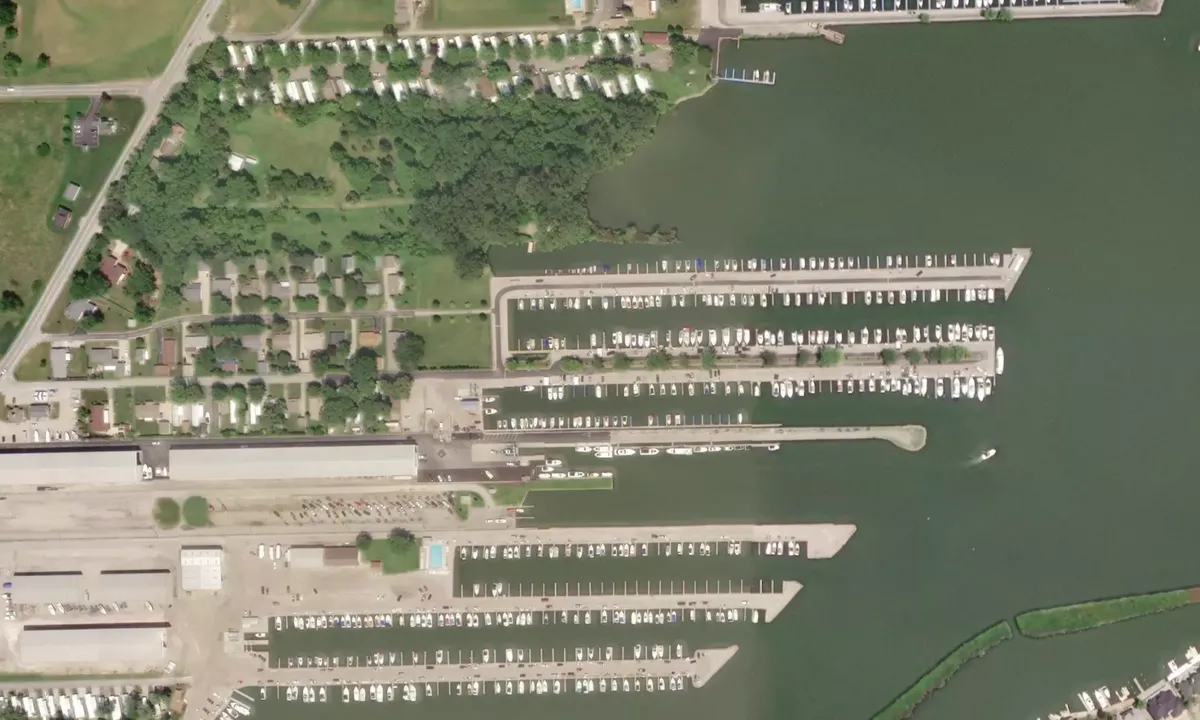 Flyfoto av Catawba Landing Marina