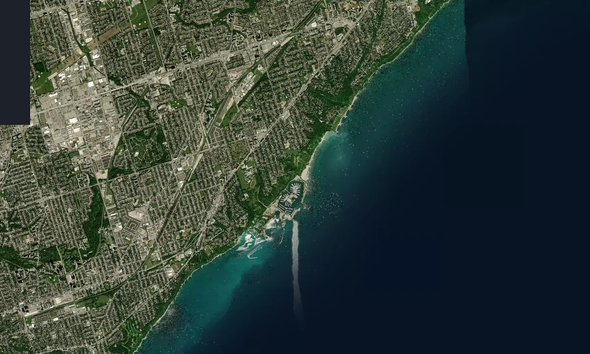 Flyfoto av Cathedral Bluffs Yacht Club - Toronto