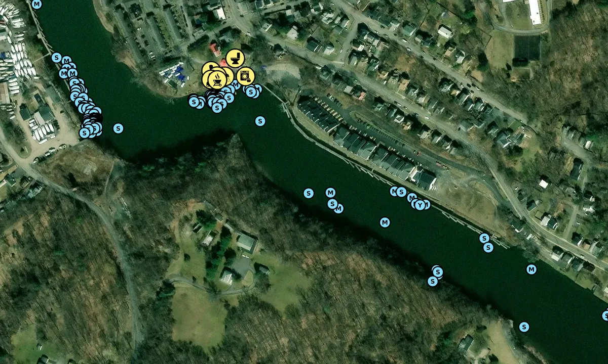 Satelite image of Catskill Creek - 1