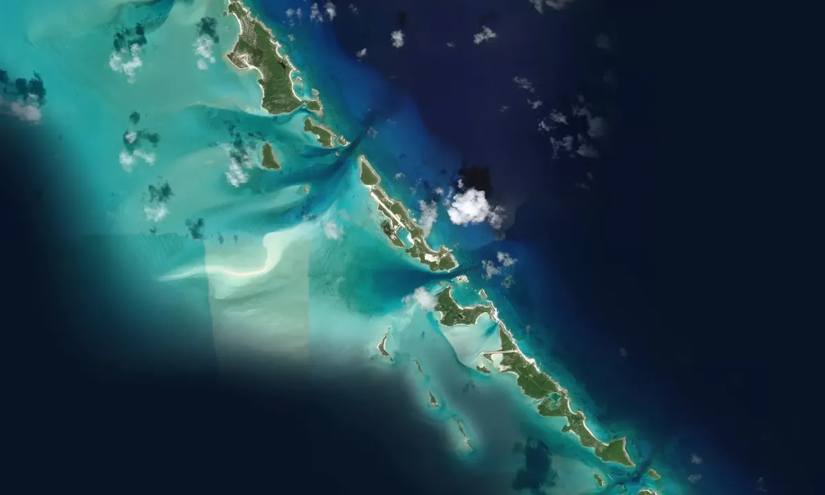 Flyfoto av Cave Cay