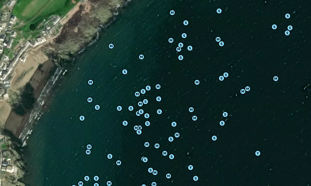 Satelite image of Cawsand Bay