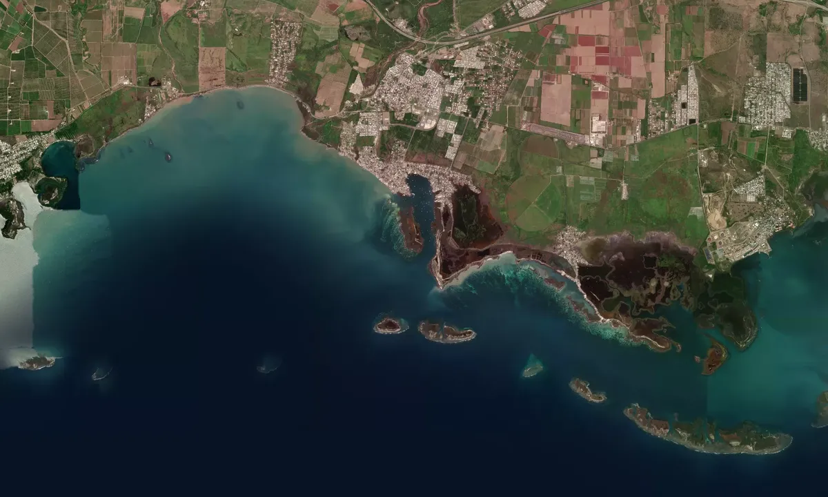 Flyfoto av Cayo Mata