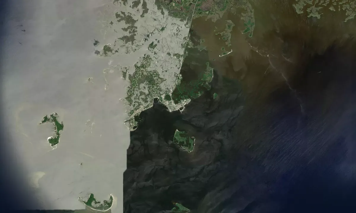 Flyfoto av Cedar Key - 1