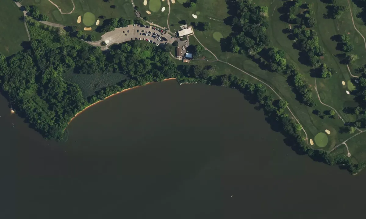 Satelite image of Cedar Point