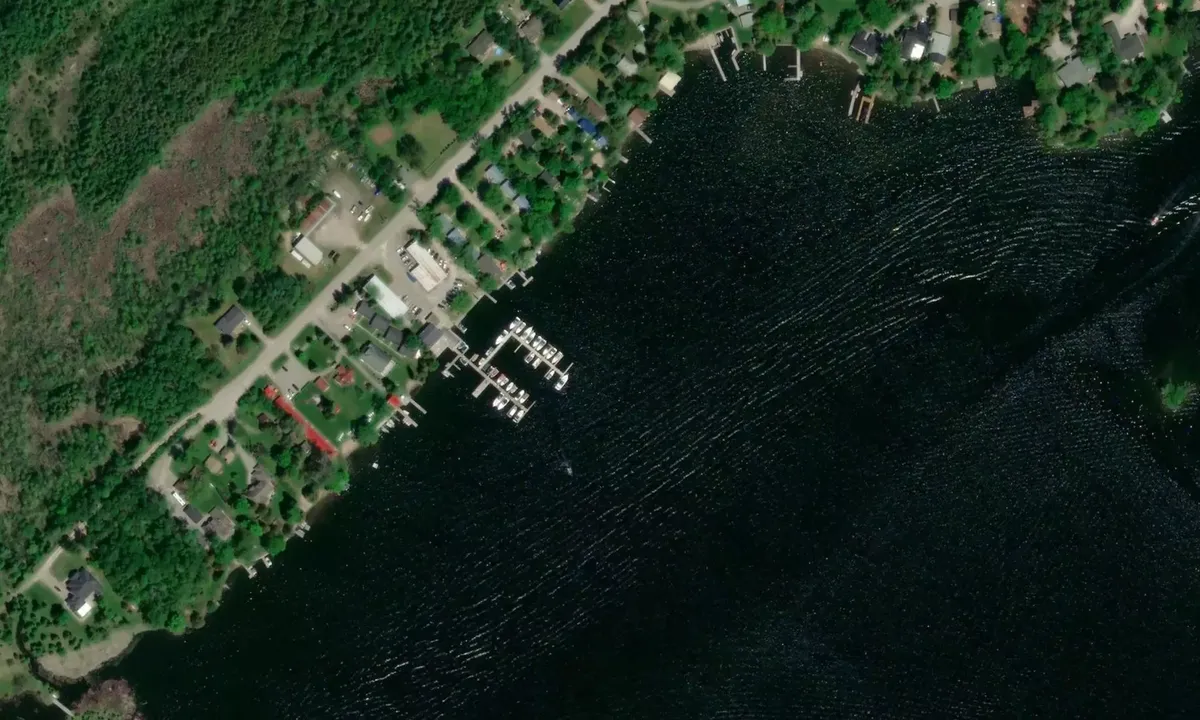 Satelite image of Centre Point Landing
