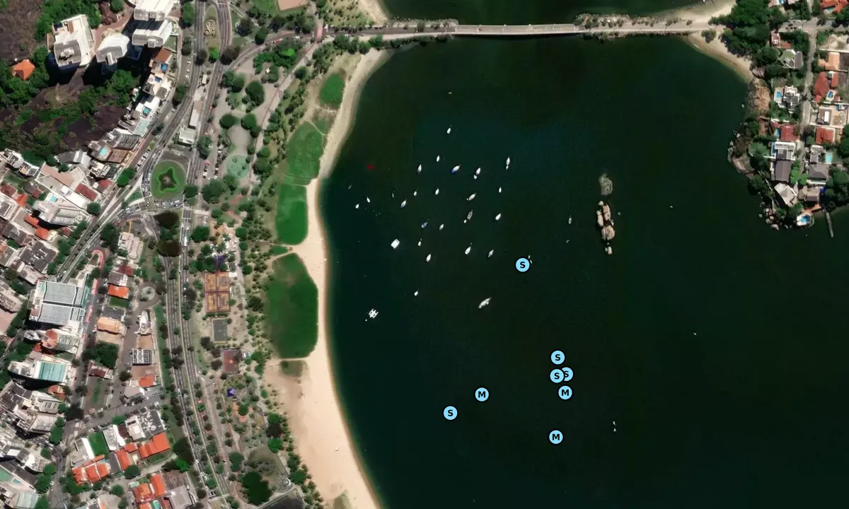 Satelite image of Centro Náutico Capixaba
