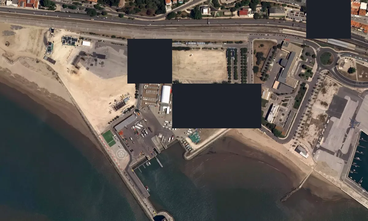 Flyfoto av Centro Nautico de Alges