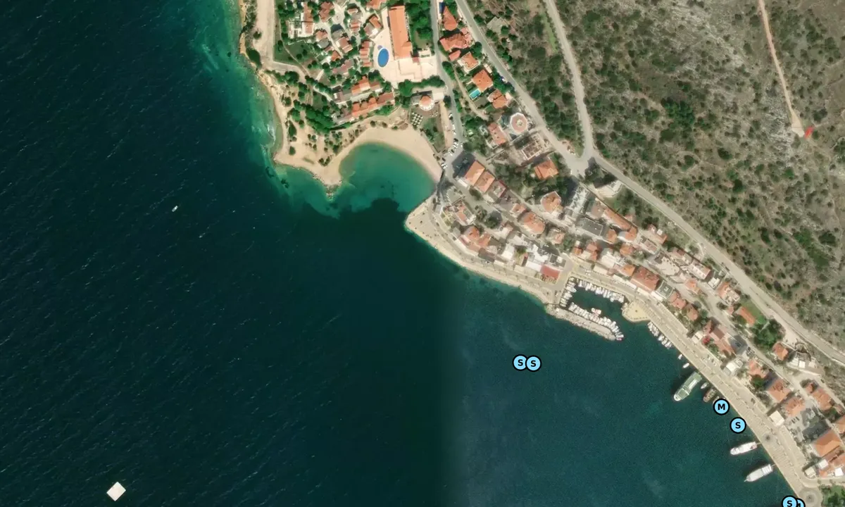 Satelite image of Cesme West Bay