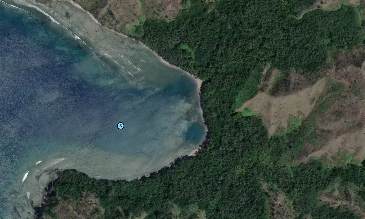 Satelite image of Cetti Bay