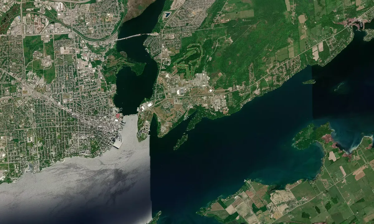 Flyfoto av CFB Kingston Yacht Club
