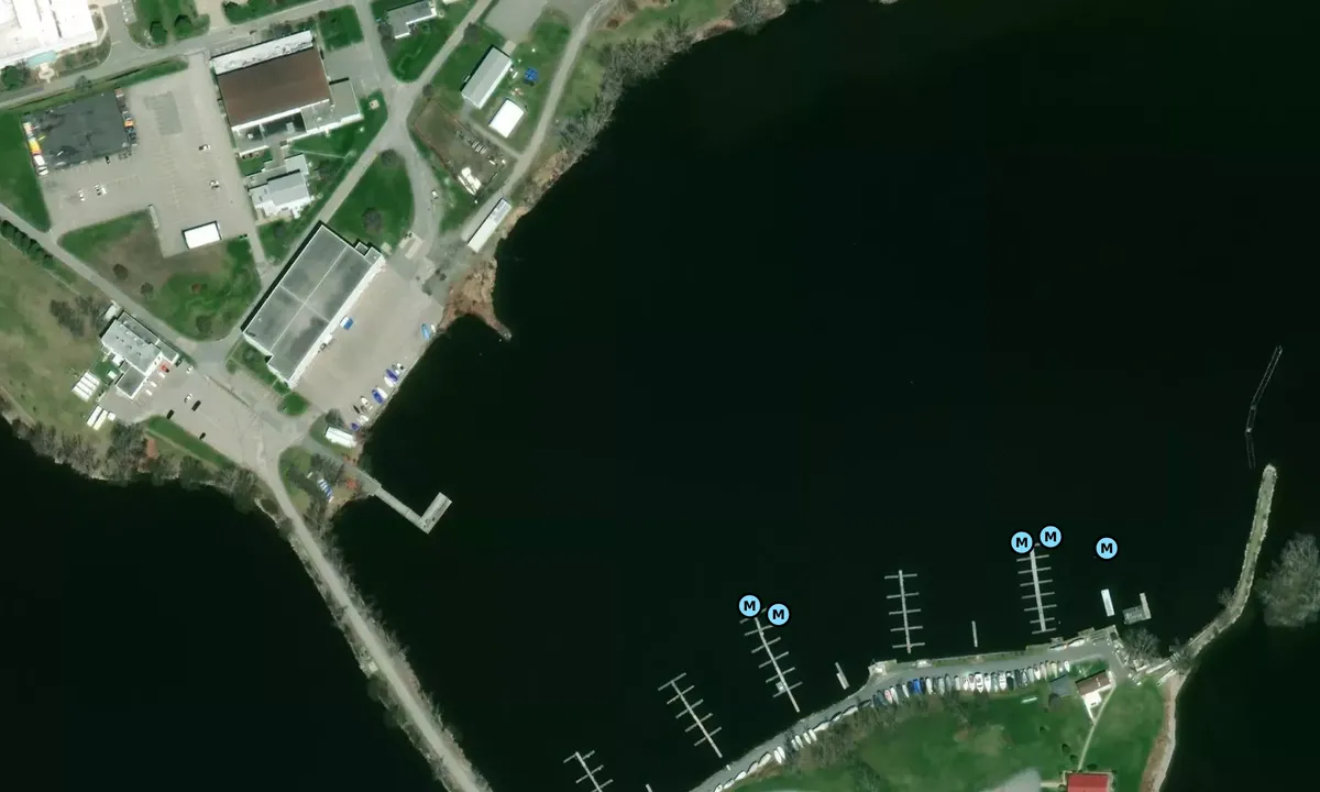 Satelite image of CFB Trenton Yacht Club - Quinte West