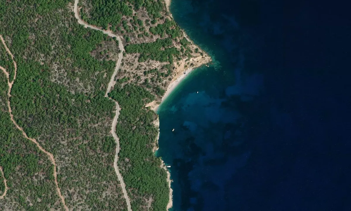 Flyfoto av Chalikiada Beach