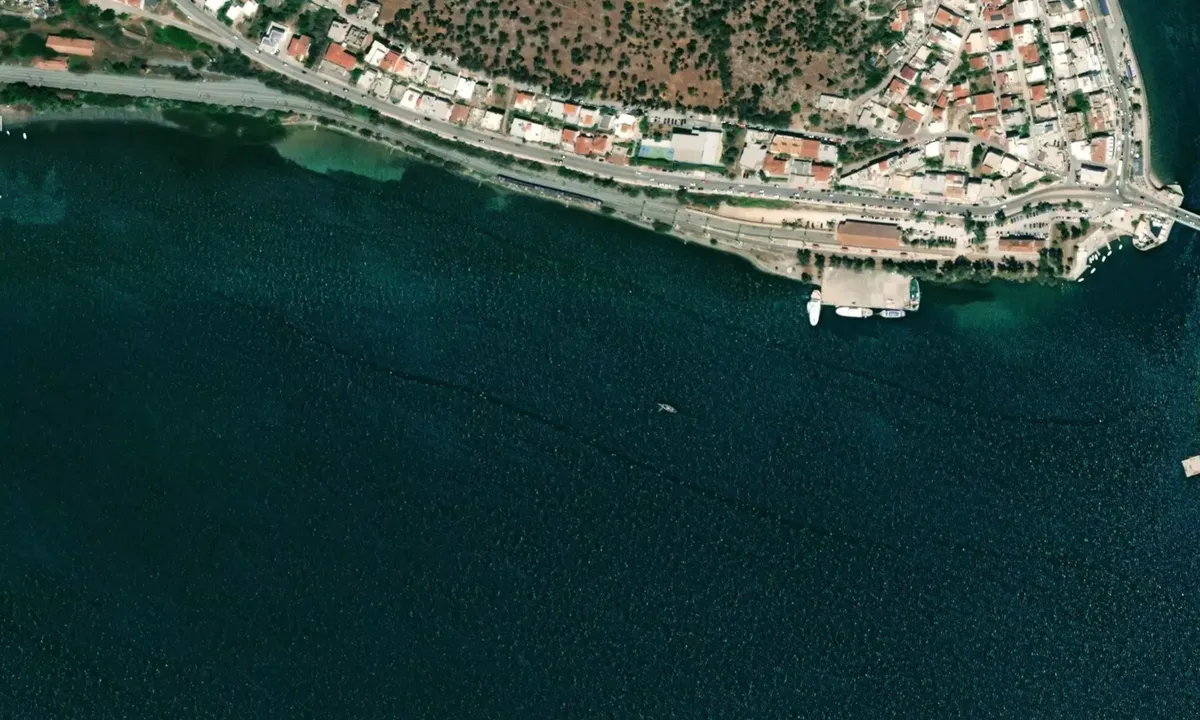 Flyfoto av Chalkiss Bridge