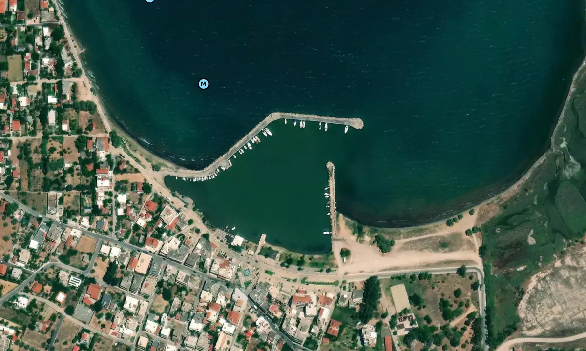 Satelite image of Chalkoutsi Marina