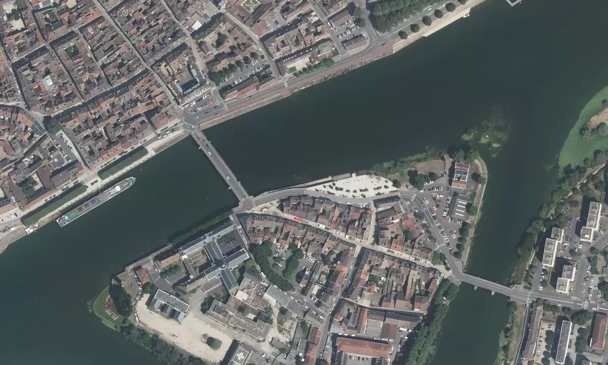 Satelite image of Châlon Sur Saône
