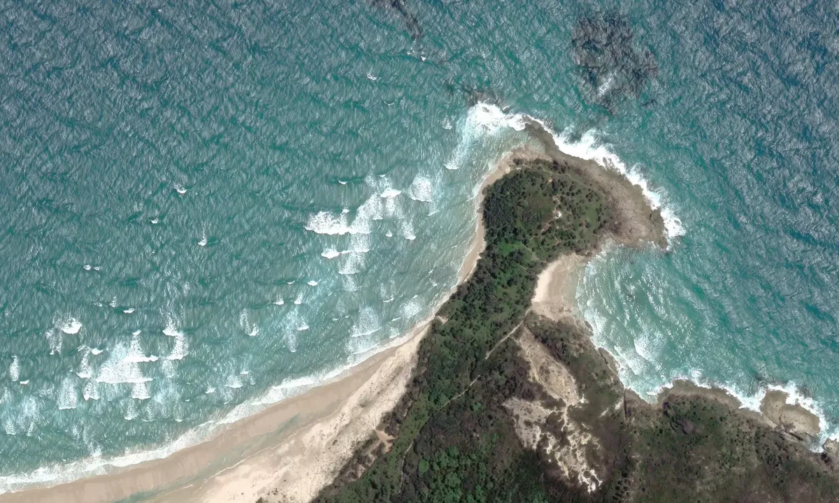 Satelite image of Champagne Pools