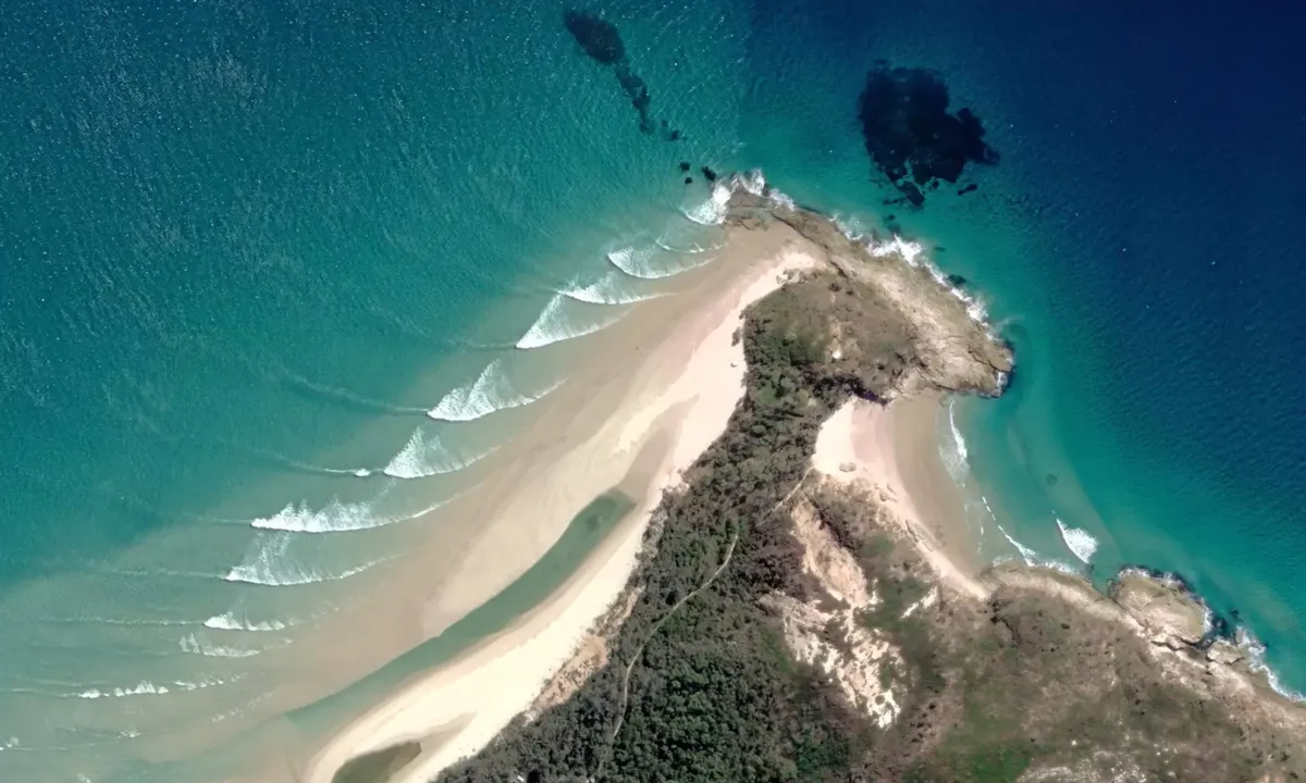 Flyfoto av Champagne Pools