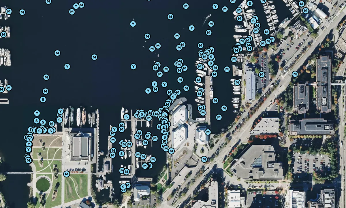 Satelite image of Chandler's Cove Public Dock