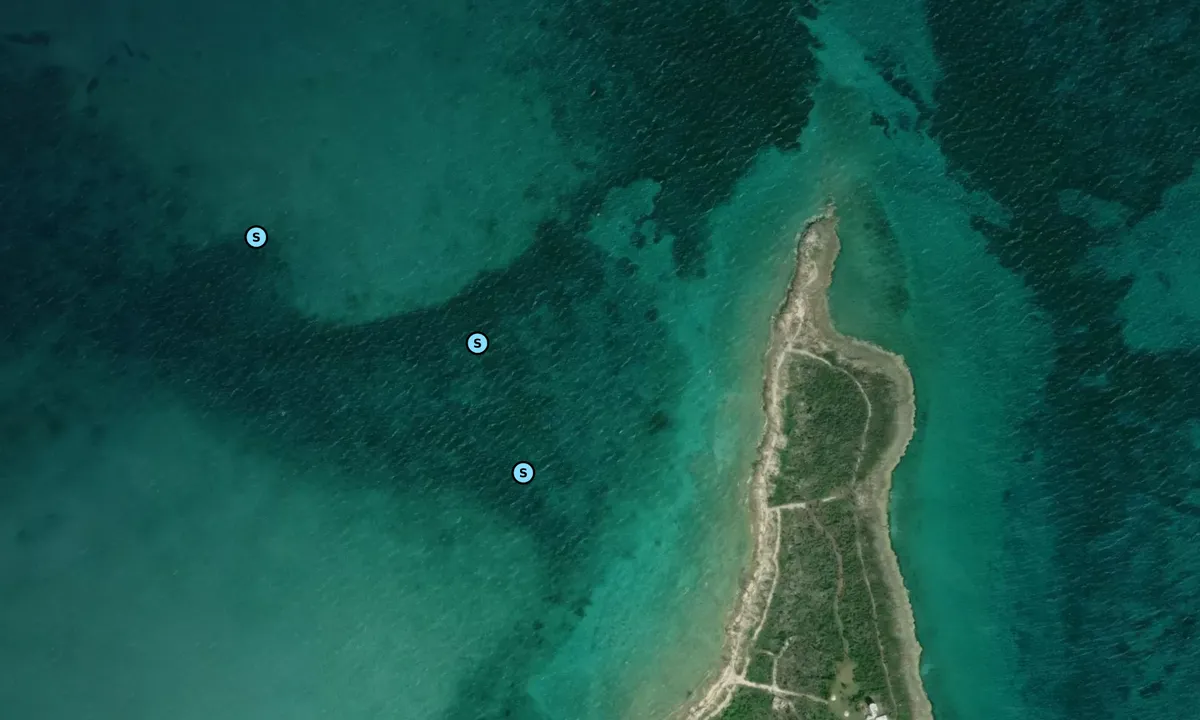 Satelite image of Channel Cay NW