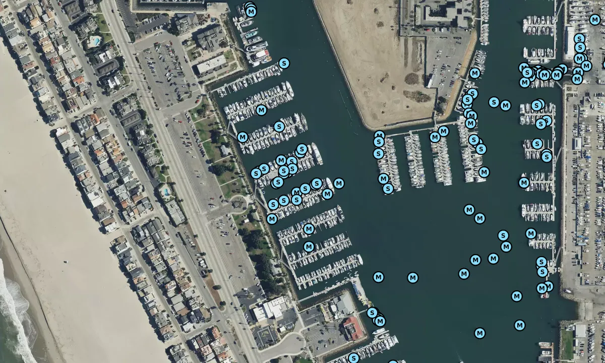 Satelite image of Channel Islands Harbor Marina