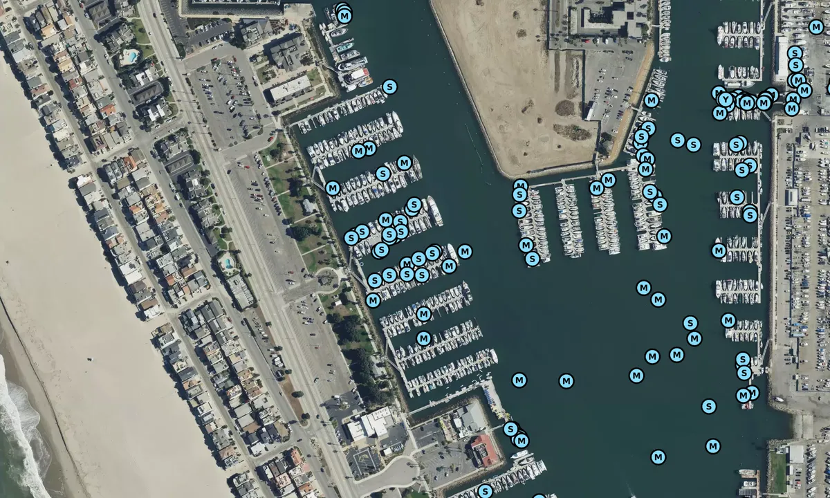 Satelite image of Channel Islands Harbor Marina