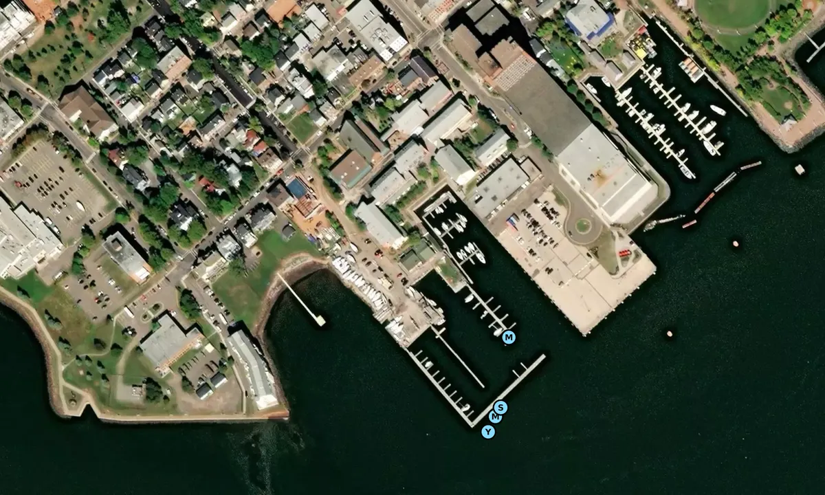 Satelite image of Charlottetown Yacht Club