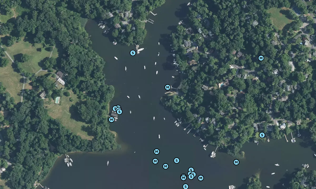 Satelite image of Chase Creek