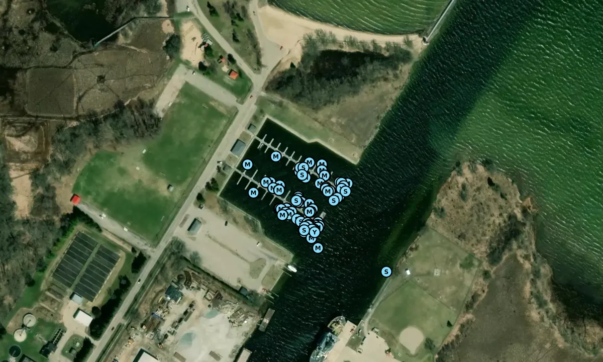 Satelite image of Cheboygan County Marina - Michigan