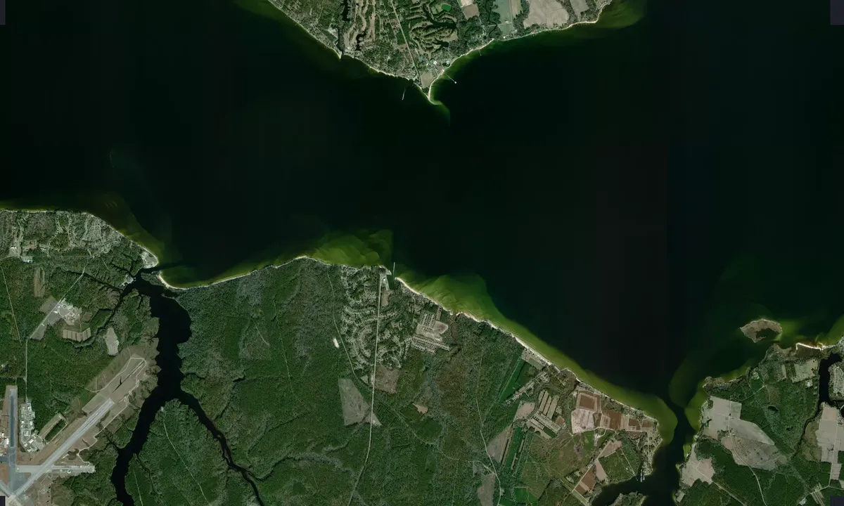 Flyfoto av Cherry Point
